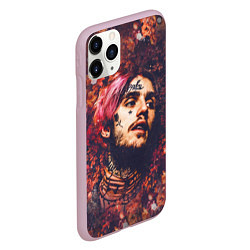 Чехол iPhone 11 Pro матовый Lil Peep: Cry baby, цвет: 3D-розовый — фото 2