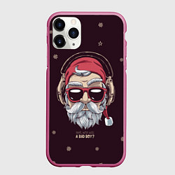 Чехол iPhone 11 Pro матовый Who was a bad boy?, цвет: 3D-малиновый