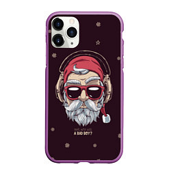 Чехол iPhone 11 Pro матовый Who was a bad boy?, цвет: 3D-фиолетовый