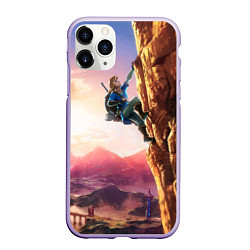 Чехол iPhone 11 Pro матовый Zelda Rock