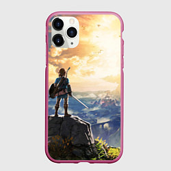 Чехол iPhone 11 Pro матовый Knight Link, цвет: 3D-малиновый