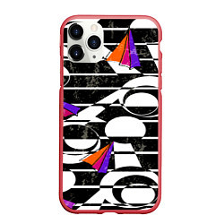 Чехол iPhone 11 Pro матовый Pop ART collection, цвет: 3D-красный