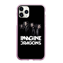 Чехол iPhone 11 Pro матовый Imagine Dragons: Boy Band, цвет: 3D-розовый