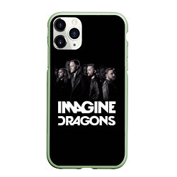 Чехол iPhone 11 Pro матовый Imagine Dragons: Boy Band, цвет: 3D-салатовый