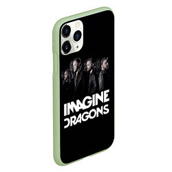 Чехол iPhone 11 Pro матовый Imagine Dragons: Boy Band, цвет: 3D-салатовый — фото 2