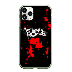 Чехол iPhone 11 Pro матовый My Chemical Romance, цвет: 3D-салатовый