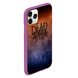 Чехол iPhone 11 Pro матовый Dead by April, цвет: 3D-фиолетовый — фото 2