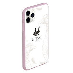 Чехол iPhone 11 Pro матовый GUSSI Ga-Ga-Ga, цвет: 3D-розовый — фото 2