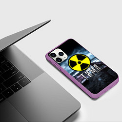Чехол iPhone 11 Pro матовый S.T.A.L.K.E.R: Тима, цвет: 3D-фиолетовый — фото 2