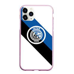 Чехол iPhone 11 Pro матовый FC Inter: W&B&G, цвет: 3D-розовый