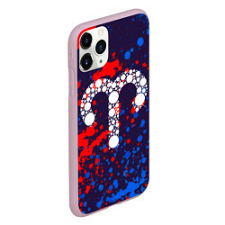 Чехол iPhone 11 Pro матовый Яркий Овен, цвет: 3D-розовый — фото 2