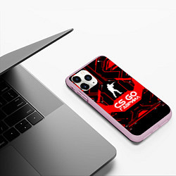 Чехол iPhone 11 Pro матовый CS:GO - Гавриил, цвет: 3D-розовый — фото 2