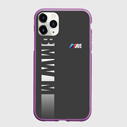 Чехол iPhone 11 Pro матовый BMW 2018 M Sport, цвет: 3D-фиолетовый