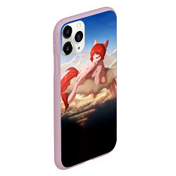 Чехол iPhone 11 Pro матовый Red Pony, цвет: 3D-розовый — фото 2