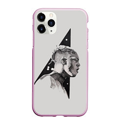 Чехол iPhone 11 Pro матовый XXXtentacion, цвет: 3D-розовый