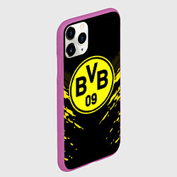 Чехол iPhone 11 Pro матовый Borussia FC: Sport Fashion, цвет: 3D-фиолетовый — фото 2