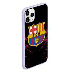 Чехол iPhone 11 Pro матовый Barcelona FC: Sport Fashion, цвет: 3D-светло-сиреневый — фото 2