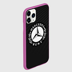 Чехол iPhone 11 Pro матовый Mercedes-Benz, цвет: 3D-фиолетовый — фото 2