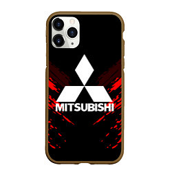 Чехол iPhone 11 Pro матовый Mitsubishi: Red Anger, цвет: 3D-коричневый