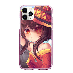 Чехол iPhone 11 Pro матовый KonoSuba, цвет: 3D-розовый