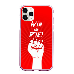 Чехол iPhone 11 Pro матовый FCSM: Win or Die, цвет: 3D-розовый