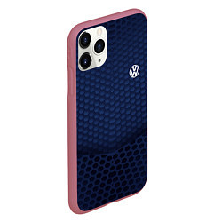 Чехол iPhone 11 Pro матовый Volkswagen: Sport Motors, цвет: 3D-малиновый — фото 2