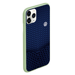 Чехол iPhone 11 Pro матовый Volkswagen: Sport Motors, цвет: 3D-салатовый — фото 2