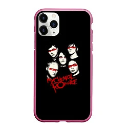 Чехол iPhone 11 Pro матовый My Chemical Romance Boys, цвет: 3D-малиновый