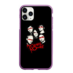 Чехол iPhone 11 Pro матовый My Chemical Romance Boys, цвет: 3D-фиолетовый