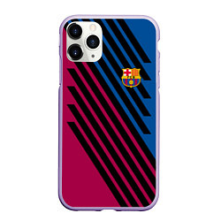 Чехол iPhone 11 Pro матовый FCB, цвет: 3D-светло-сиреневый