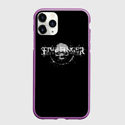 Чехол iPhone 11 Pro матовый Five Finger: Death Punch, цвет: 3D-фиолетовый