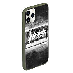 Чехол iPhone 11 Pro матовый Asking Alexandria, цвет: 3D-темно-зеленый — фото 2
