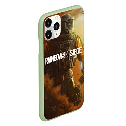Чехол iPhone 11 Pro матовый Rainbow Six Siege: Outbreak, цвет: 3D-салатовый — фото 2