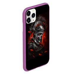 Чехол iPhone 11 Pro матовый Мертвый легионер, цвет: 3D-фиолетовый — фото 2