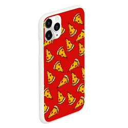 Чехол iPhone 11 Pro матовый Острая пицца, цвет: 3D-белый — фото 2