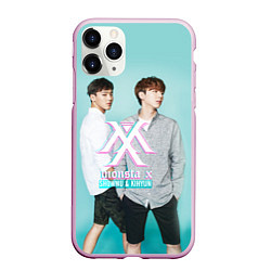 Чехол iPhone 11 Pro матовый Shownu & Kihyun