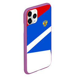 Чехол iPhone 11 Pro матовый Russia: Light Sport, цвет: 3D-фиолетовый — фото 2