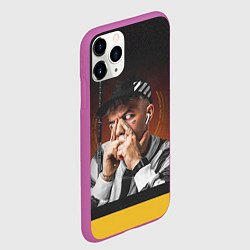Чехол iPhone 11 Pro матовый Allj: Off White, цвет: 3D-фиолетовый — фото 2