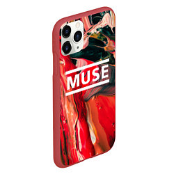 Чехол iPhone 11 Pro матовый MUSE: Red Colours, цвет: 3D-красный — фото 2