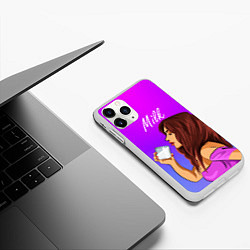 Чехол iPhone 11 Pro матовый Pop art, цвет: 3D-белый — фото 2