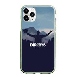 Чехол iPhone 11 Pro матовый Far Cry 5: Ave Joseph, цвет: 3D-салатовый