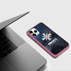 Чехол iPhone 11 Pro матовый Cult Far Cry 5, цвет: 3D-малиновый — фото 2