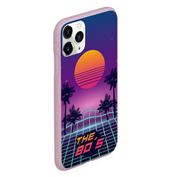 Чехол iPhone 11 Pro матовый The 80s Beach, цвет: 3D-розовый — фото 2