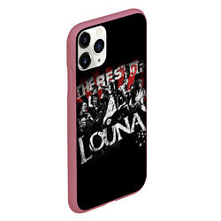 Чехол iPhone 11 Pro матовый The best of Louna, цвет: 3D-малиновый — фото 2