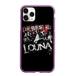 Чехол iPhone 11 Pro матовый The best of Louna, цвет: 3D-фиолетовый