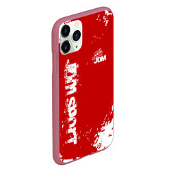 Чехол iPhone 11 Pro матовый Eat Sleep JDM: Red Style, цвет: 3D-малиновый — фото 2