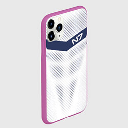 Чехол iPhone 11 Pro матовый N7: White Armor, цвет: 3D-фиолетовый — фото 2