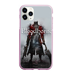 Чехол iPhone 11 Pro матовый Bloodborne: Hell Knight, цвет: 3D-розовый