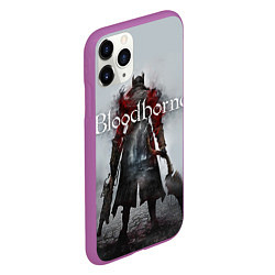 Чехол iPhone 11 Pro матовый Bloodborne: Hell Knight, цвет: 3D-фиолетовый — фото 2