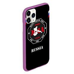 Чехол iPhone 11 Pro матовый MMA Russia, цвет: 3D-фиолетовый — фото 2